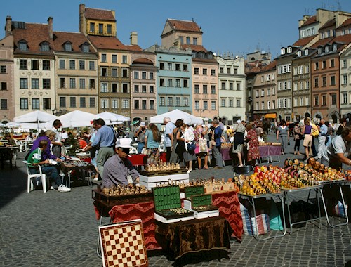 Warschau en Krakau